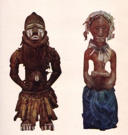 sculpture baluba/sculpture du Mayumbe-musée du Congo