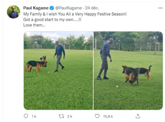 La photo de l’année : le président Kagame serait-il en train de se soigner de la dépression ?